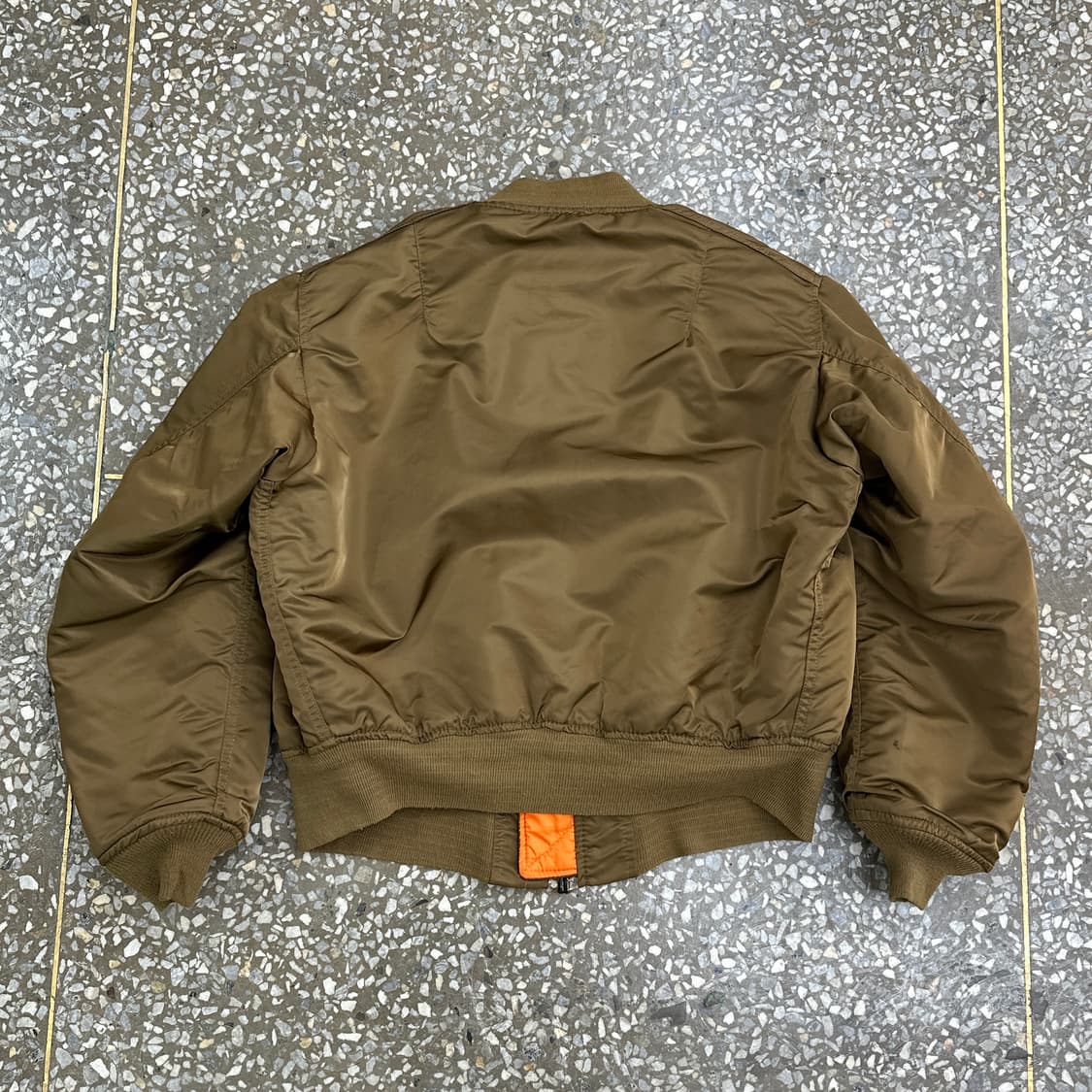 90s USA 알파 MIL-J-82790J MA-1 자켓 L 상품이미지2