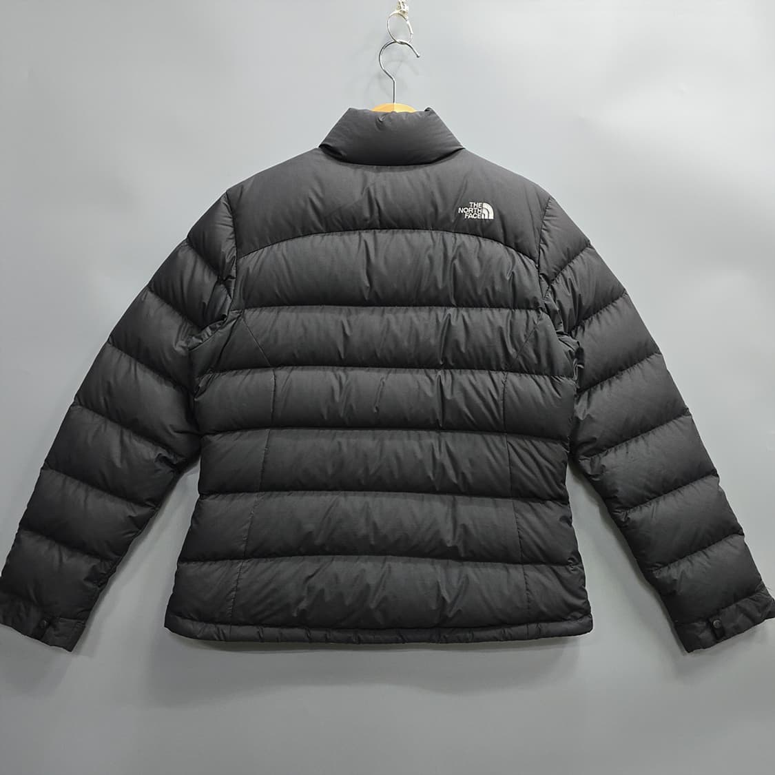 노스페이스 여성 구스다운 숏패딩 블랙 L 상품이미지5