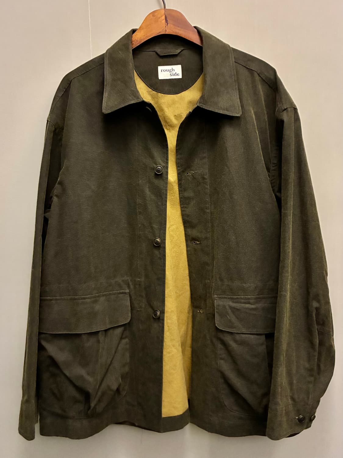 (3/105)rough side 러프사이드 코튼 체이서 헌팅자켓 올리브 상품이미지7