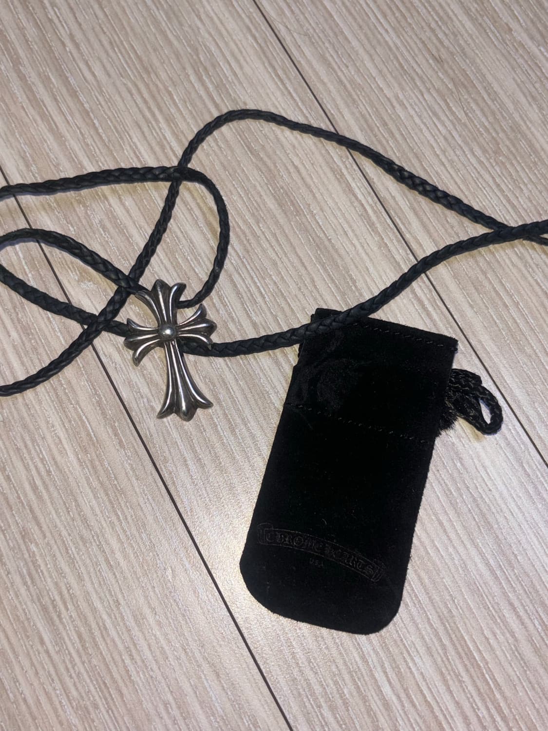 크롬하츠 참 레더 크로스 목걸이 상품이미지7