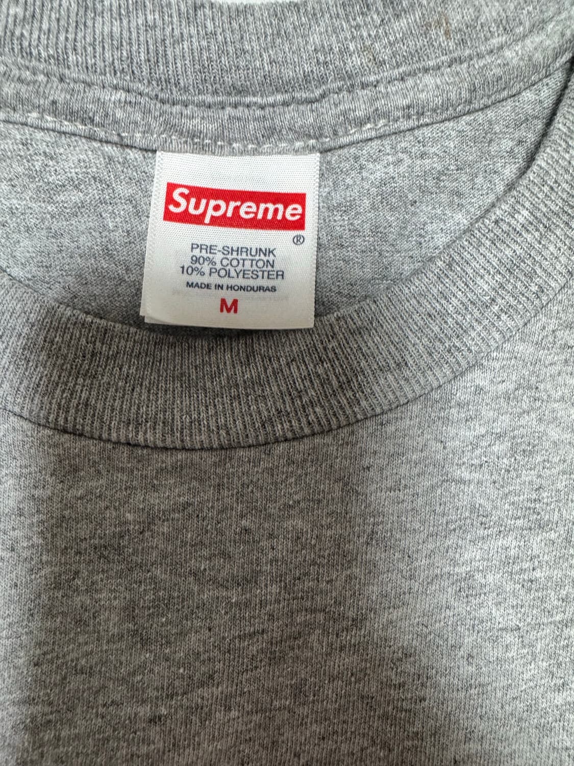 슈프림 아라빅 박스 로고 티셔츠 헤더 그레이 - 26SS 상품이미지2