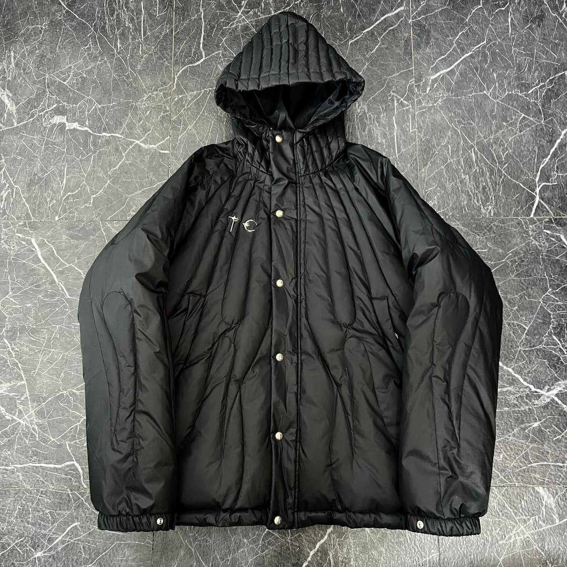 떠그클럽 케이브 다운 패딩자켓 블랙 2 상품이미지3