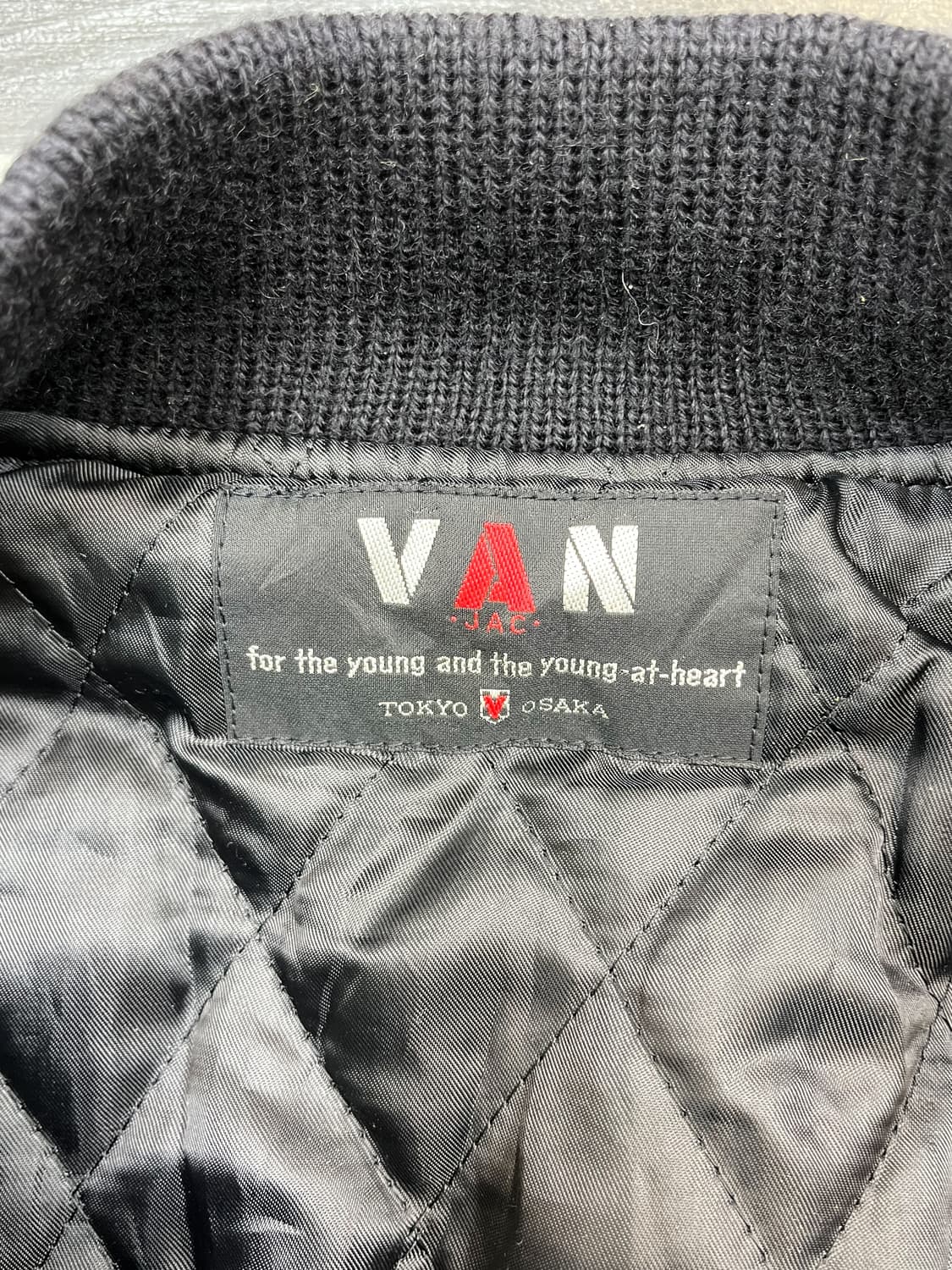 Van Jac 8-90's 울 바시티 자켓 상품이미지8