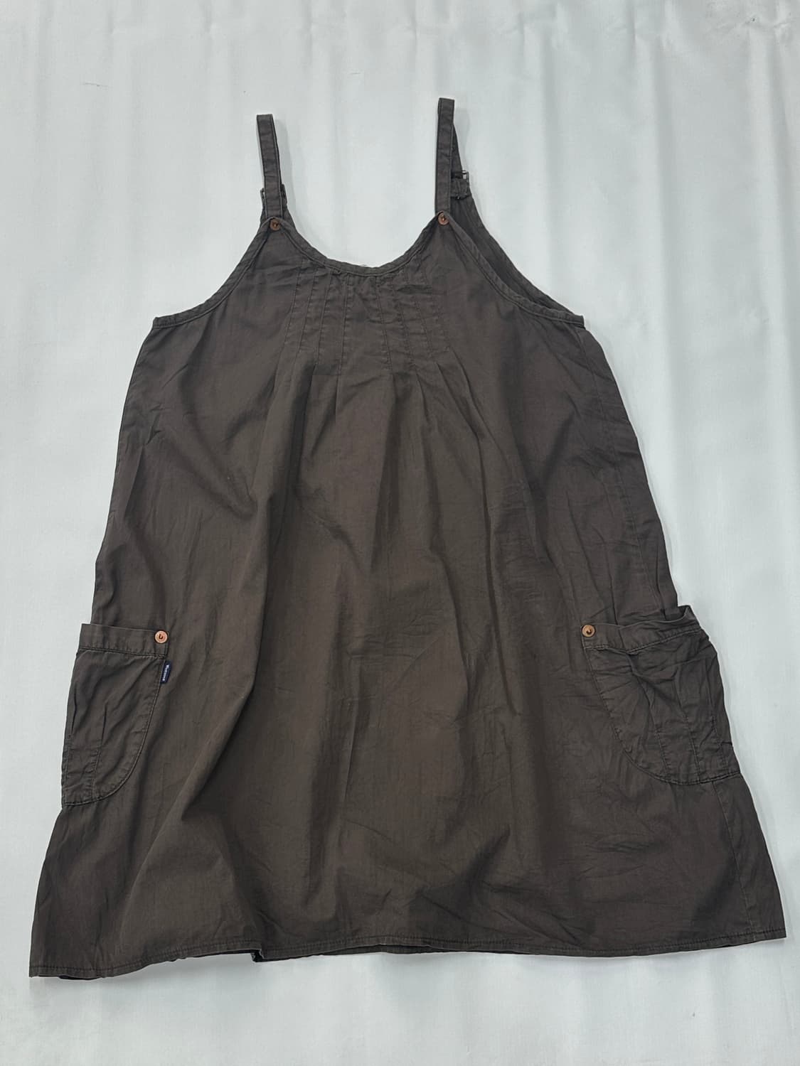 🪶하구미의 가을 그런지 멜빵 코디세트🪶 벌룬 체크 원피스 레이어드 상품이미지4