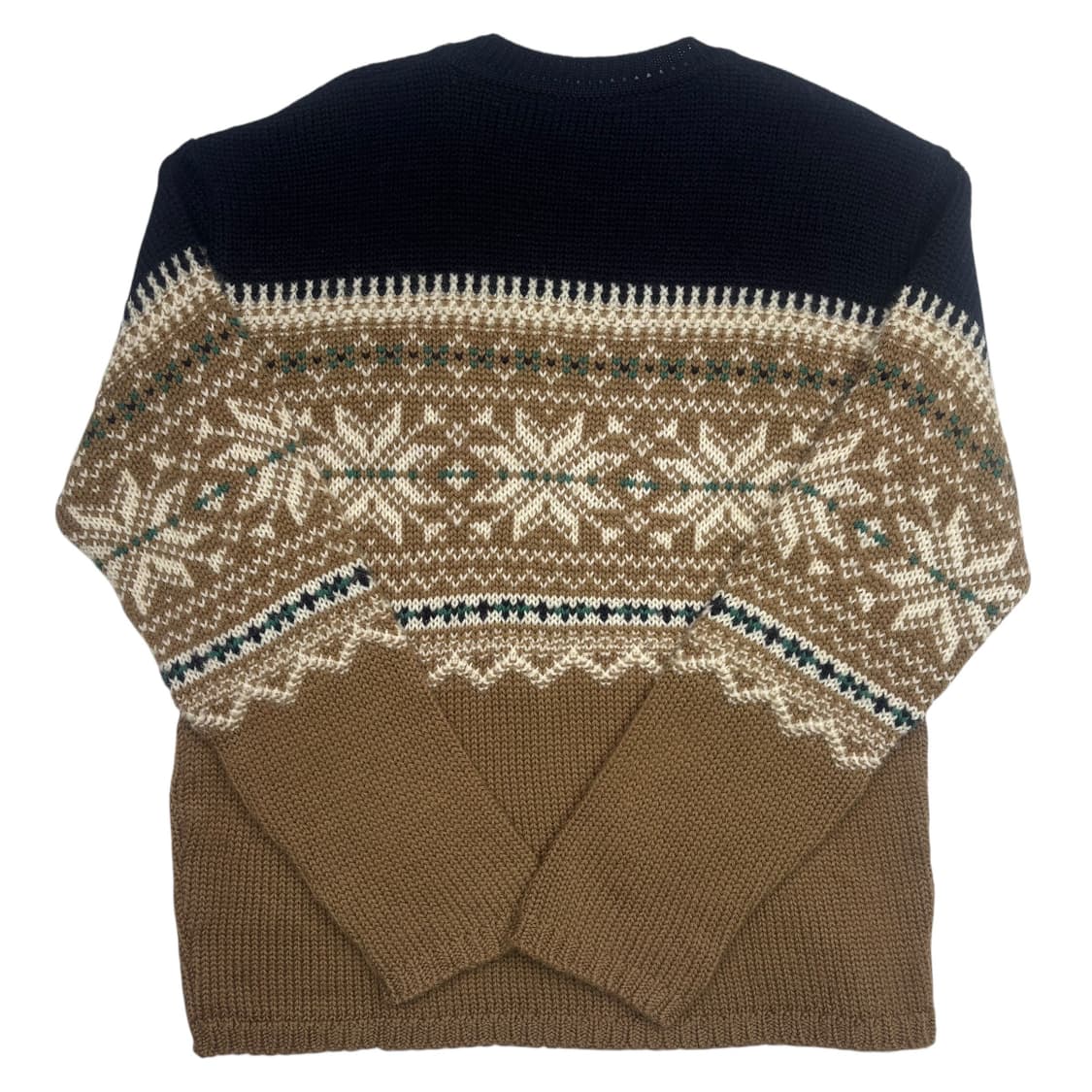 맥그리거 빈티지 노르딕 패턴 울 니트 스웨터 M 상품이미지4