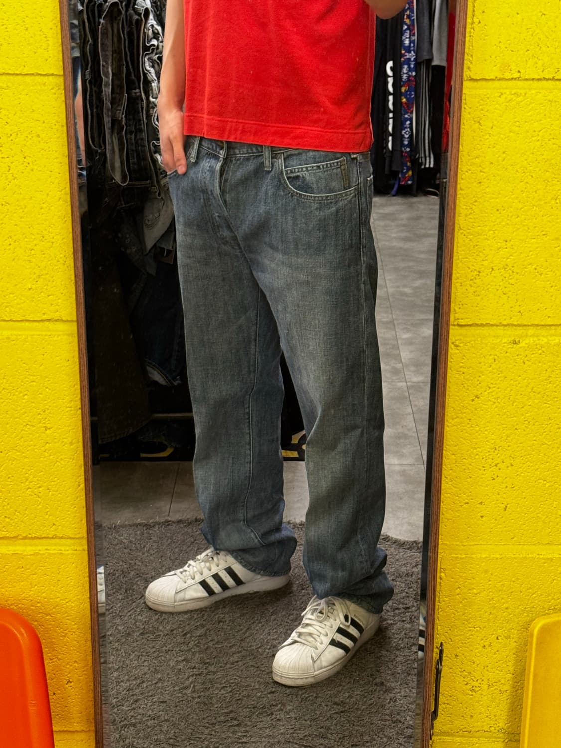 90s Armani Jeans denim pants 상품이미지2