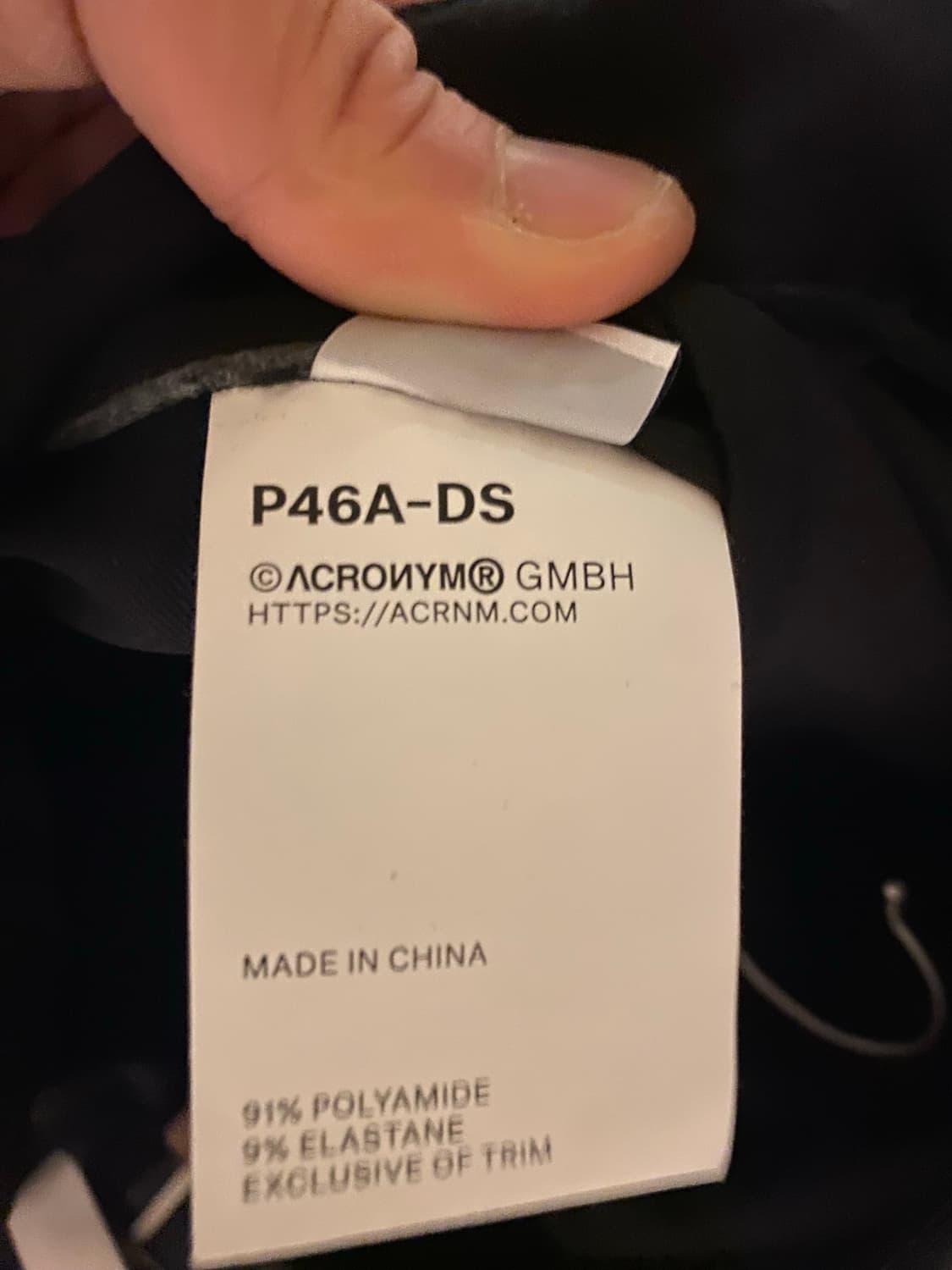 Acronym P46A-DS 고어텍스 카고팬츠 상품이미지9