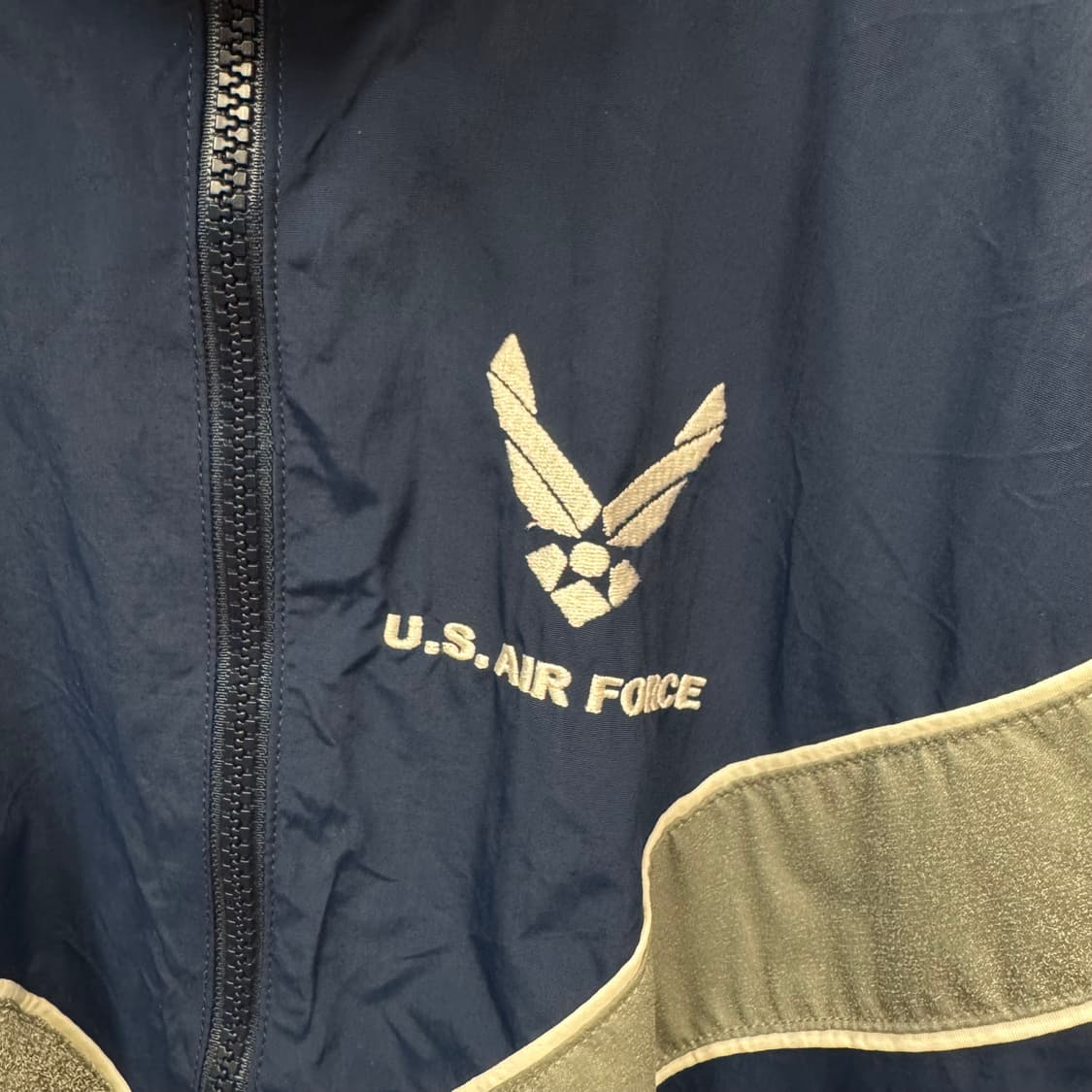 04s USAF 미공군 에어포스 바람막이 리플렉티브 포인트 네이비 상품이미지5