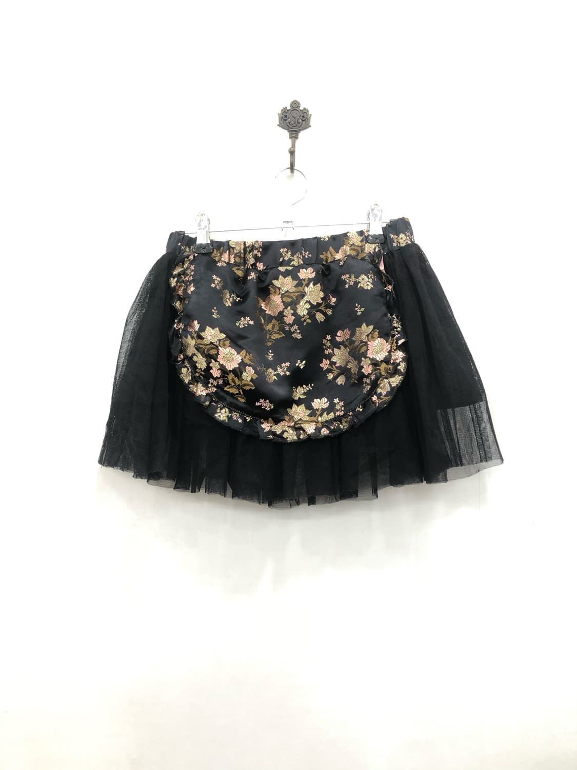 oriental embroidery ribbon mini skirt 상품이미지4