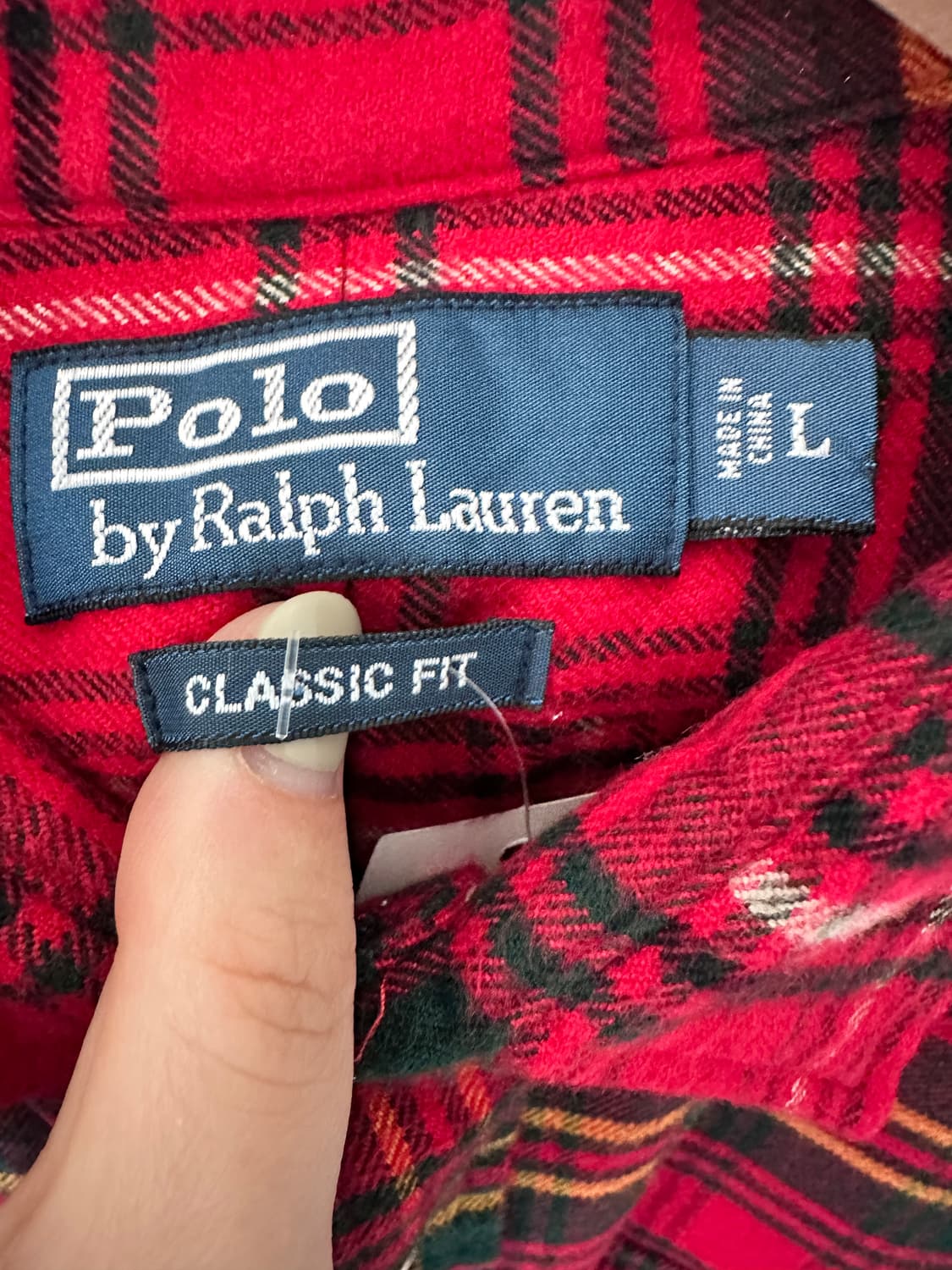 폴로 랄프로렌 코튼 셔츠(겨울용) 상품이미지4