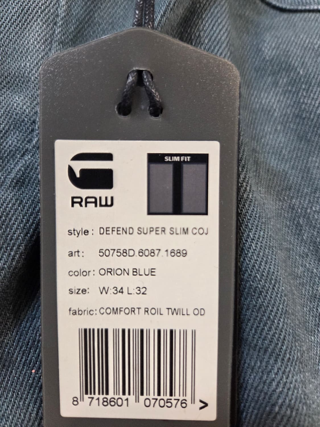 G-STAR RAW 스키니핏 데님 바지(W34/L32) 상품이미지6