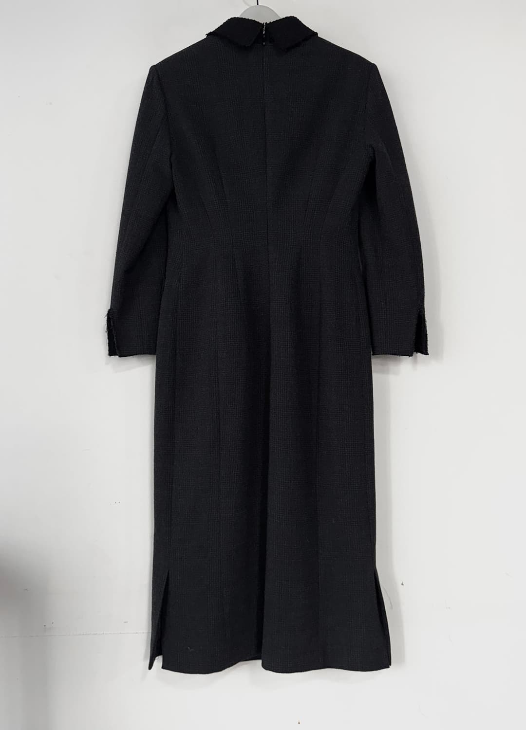 타임 금장버튼 트위드 미디 원피스 상품이미지6