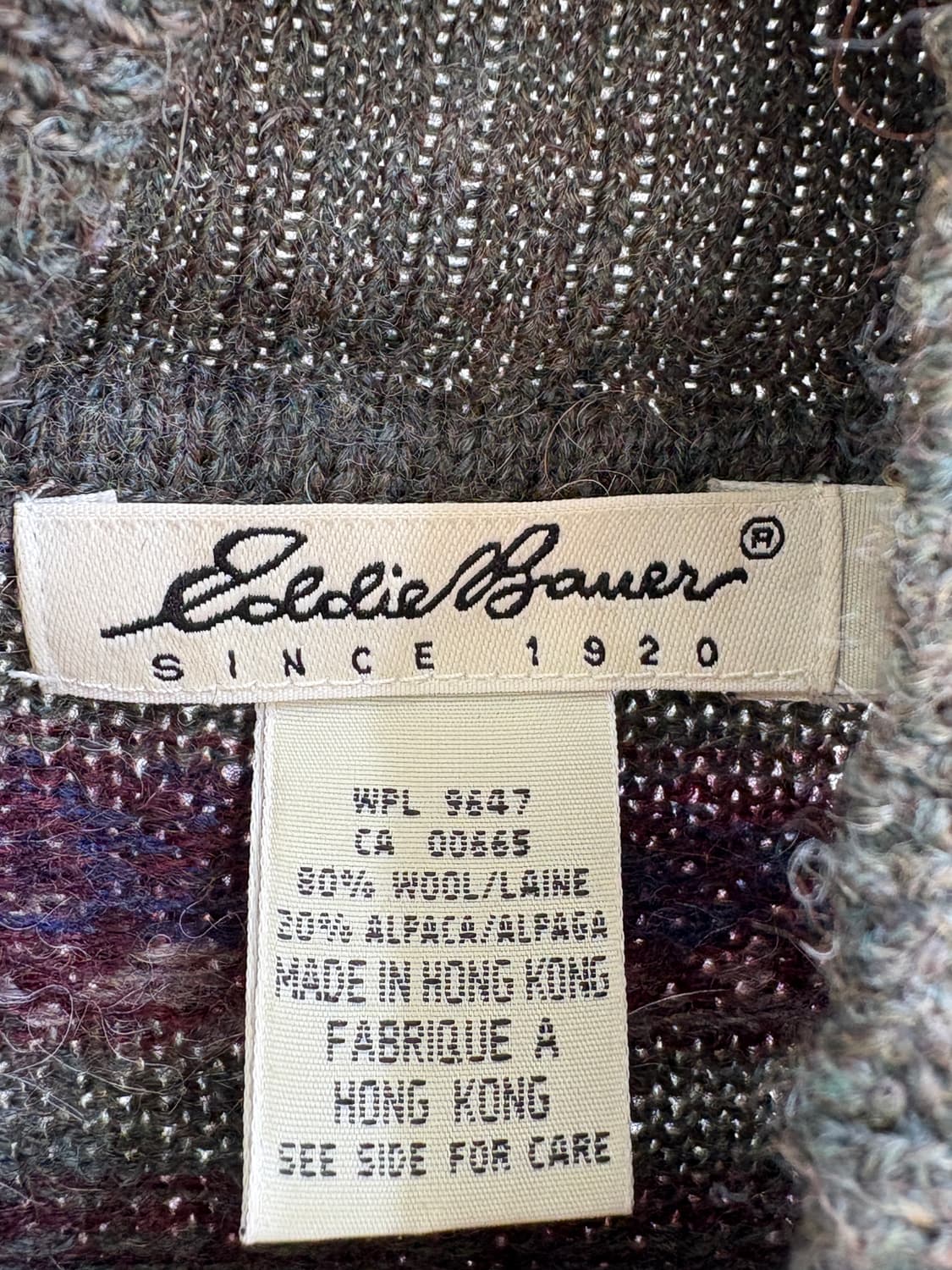 EDDIE BAUER (Made in Hong Kong) 니트 상품이미지6