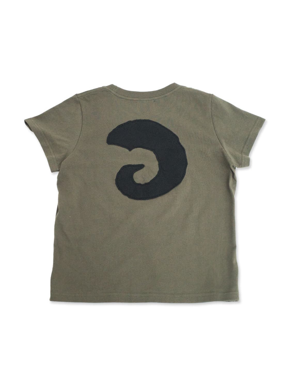 탄산마그네슘 혼 아플리케 티셔츠 (카키) 상품이미지1