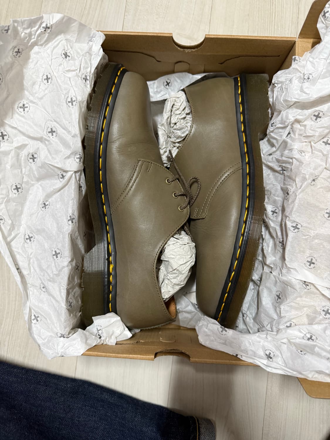 [290] 닥터마틴 1461 CARRARA 올리브 상품이미지2