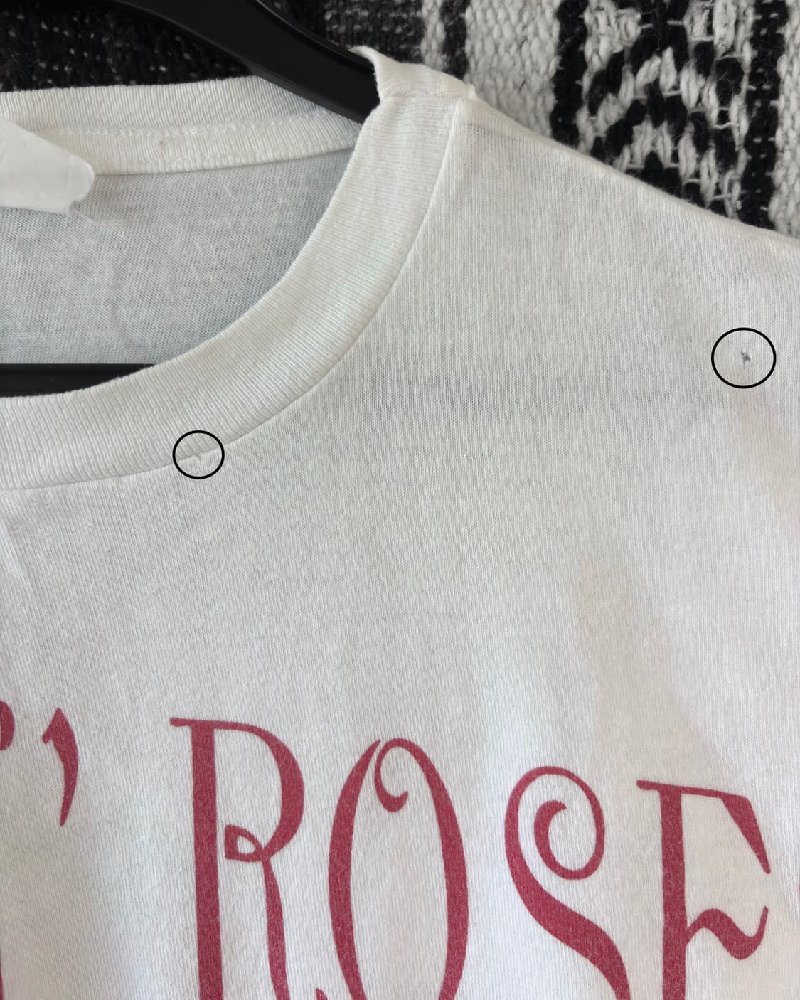 90s guns n roses 월드투어 반팔 티셔츠(1993) 상품이미지5