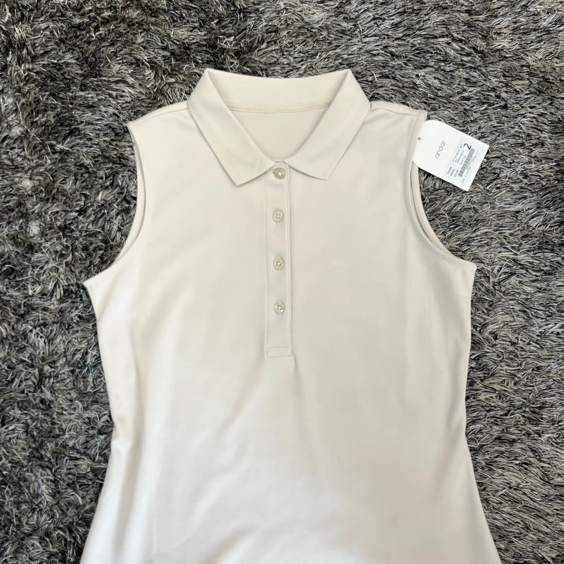 (새)안다르 PK 카라 슬리브리스 플리츠 (2) 상품이미지2