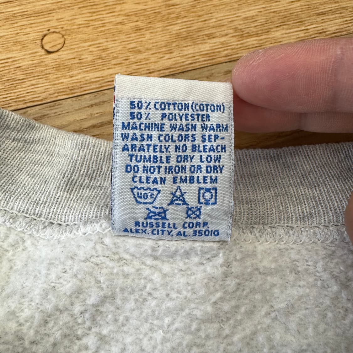 90s 러셀 빈티지 스웻셔츠 맨투맨 made in USA (M)  상품이미지6