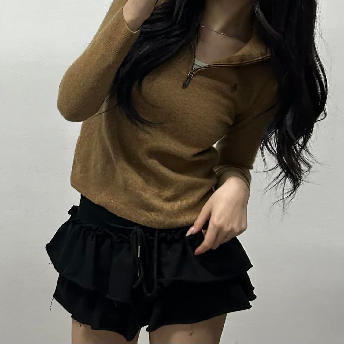 폴로 랄프로렌 신형 큐알택 베이지 니트 하프집업(S) 상품이미지3