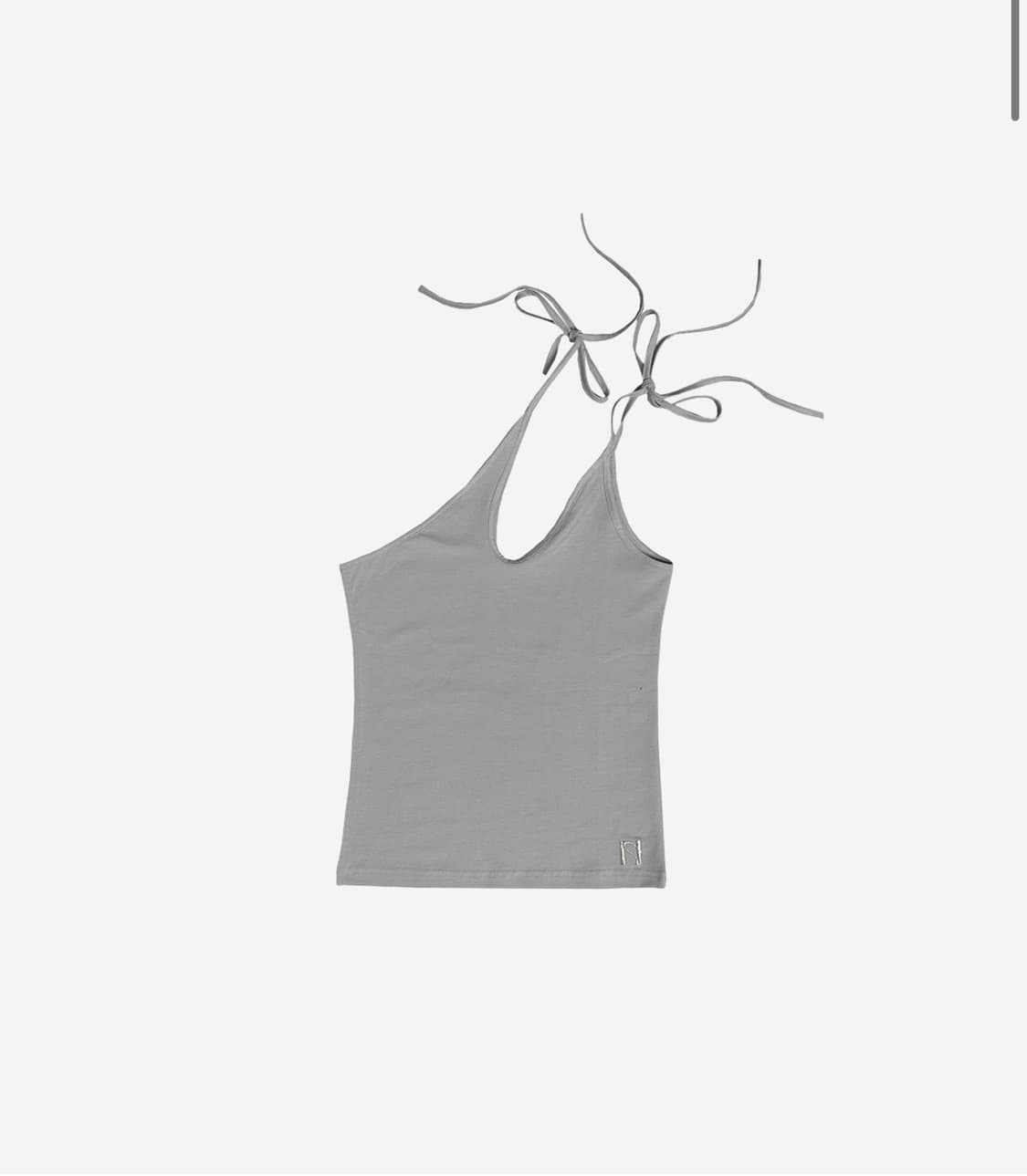 embroidery string sleeveless Layered Top 상품이미지1