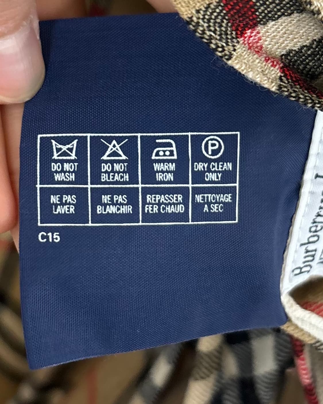 버버리 노바 체크 랩 스커트 상품이미지8