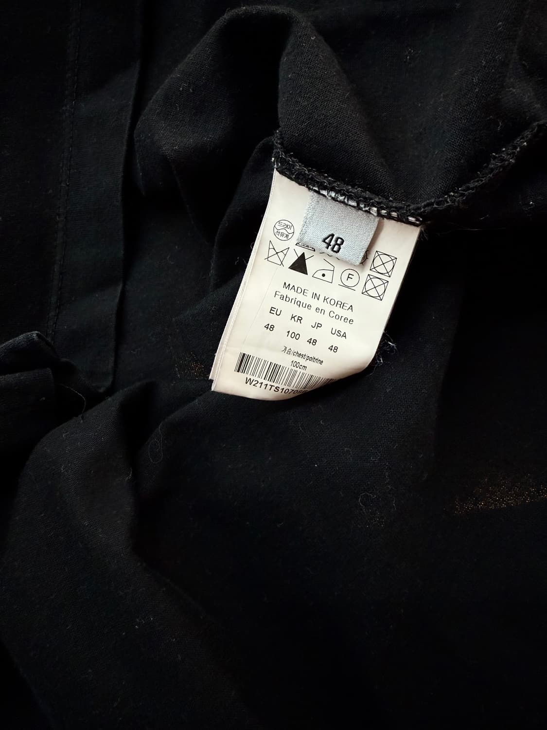 48/ 우영미 21SS 국화 백프린팅 라운드 반팔 상품이미지9