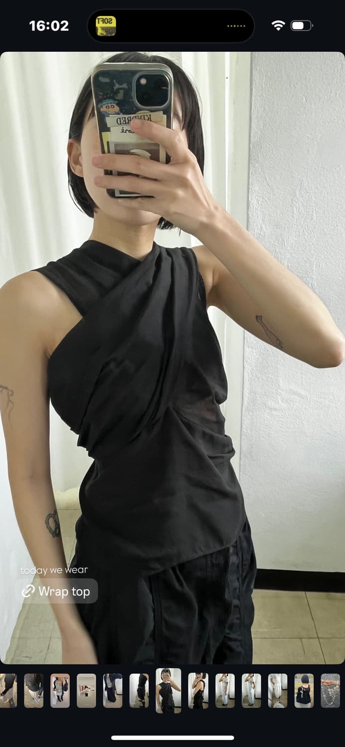 kindred 킨드레드 wrap top 1 size 상품이미지3