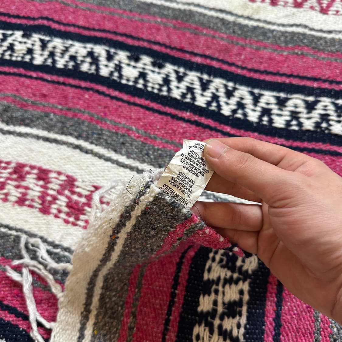 00s Mexican Serape Blanket 상품이미지4