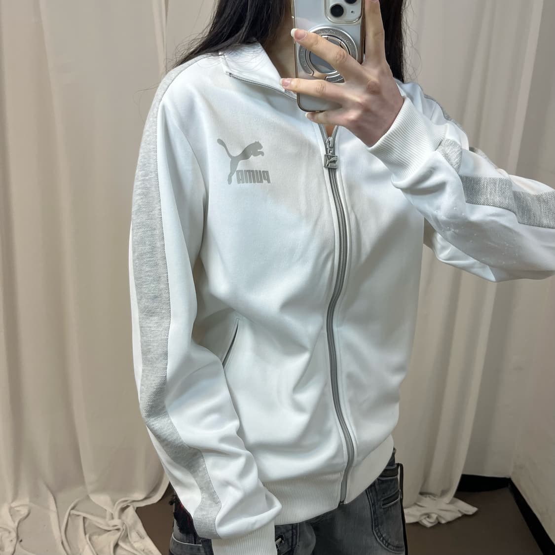 Puma white jersey 상품이미지3