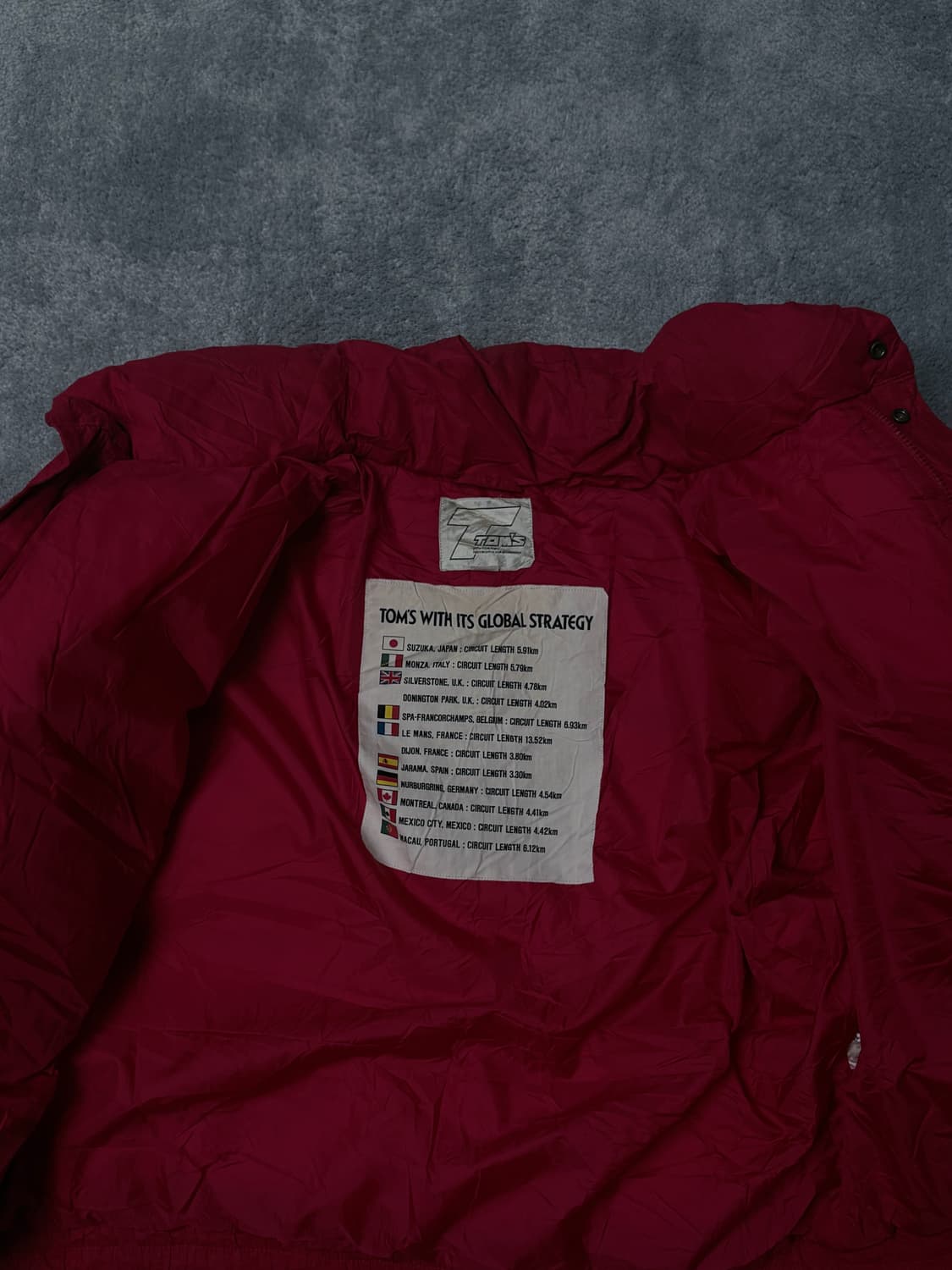 "Tom's Racing" JDM Racing puffer jacket 상품이미지3