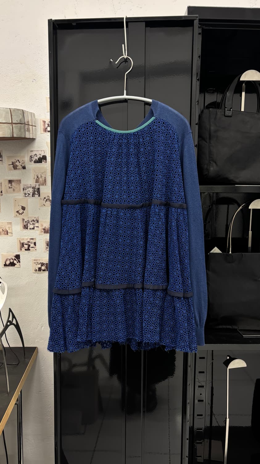 Sacai lace panel layered cardigan 상품이미지7