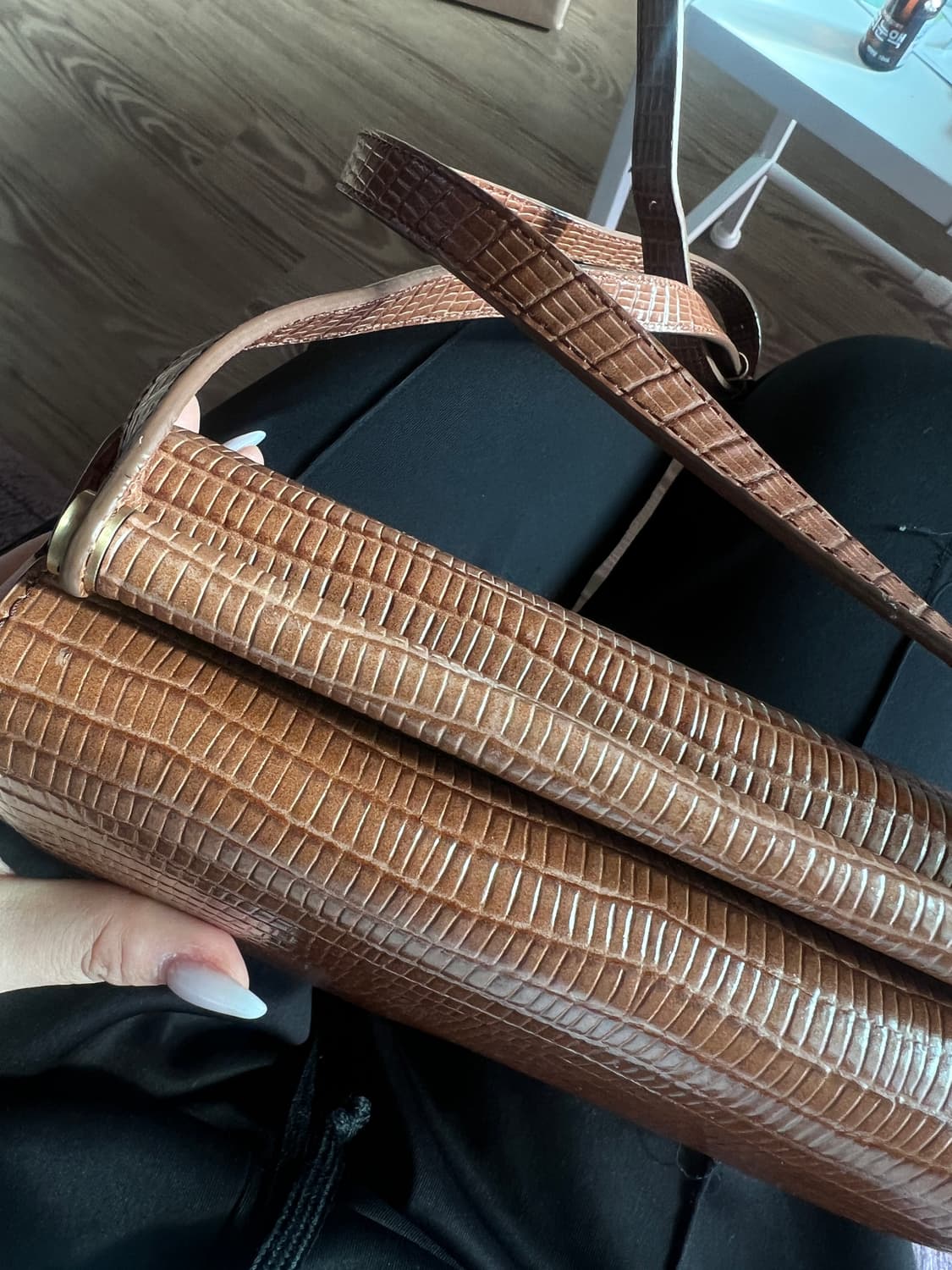 투티에 포멜 미니백 리자드 브라운 상품이미지5