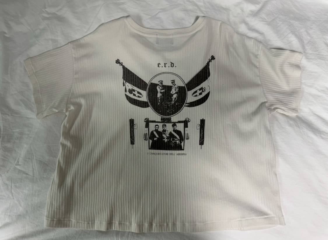 E.R.D. ARCHITETTURA DI MUSSOLINI RIB 티셔츠 상품이미지3