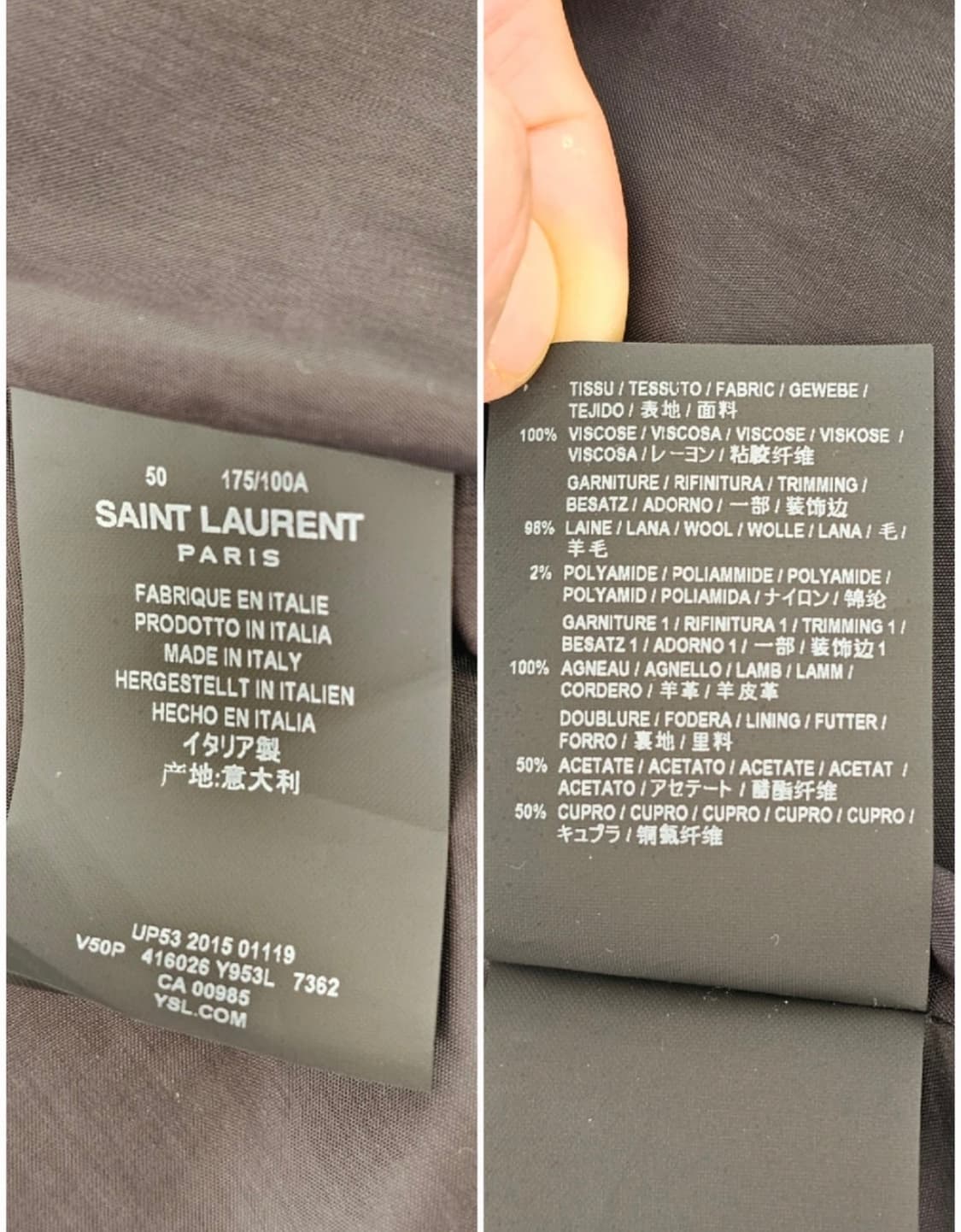 15ss 생로랑 에디슬리먼 레오파드 블루종 자켓 50 상품이미지6