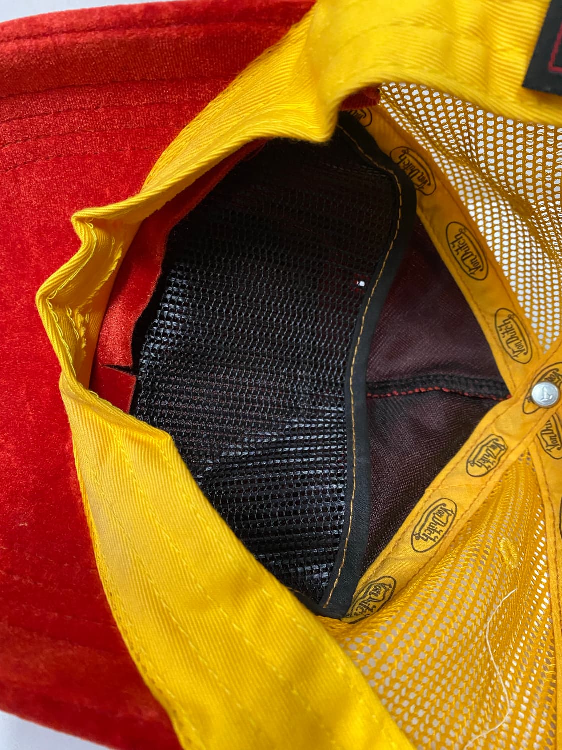 본 더치 벨벳 트러커 캡(레드/옐로우) 상품이미지8