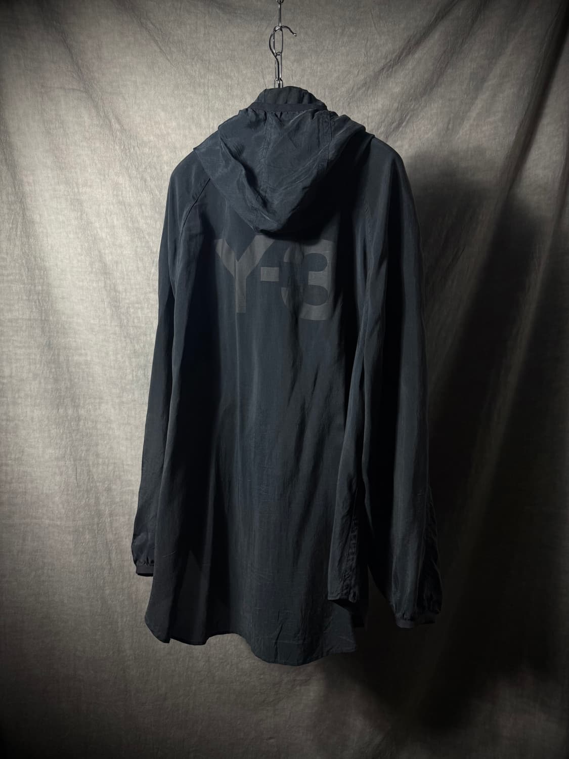 Y-3 Cupro Oversized Hooded Zip-Up  상품이미지7