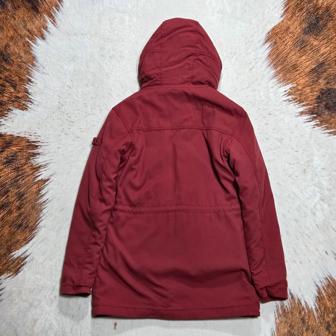 노스페이스 버건디 누빔 야상점퍼  상품이미지5