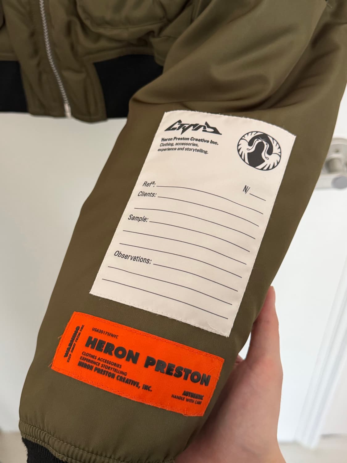 헤론프레스톤 여성 크롭 봄버 xs 상품이미지7