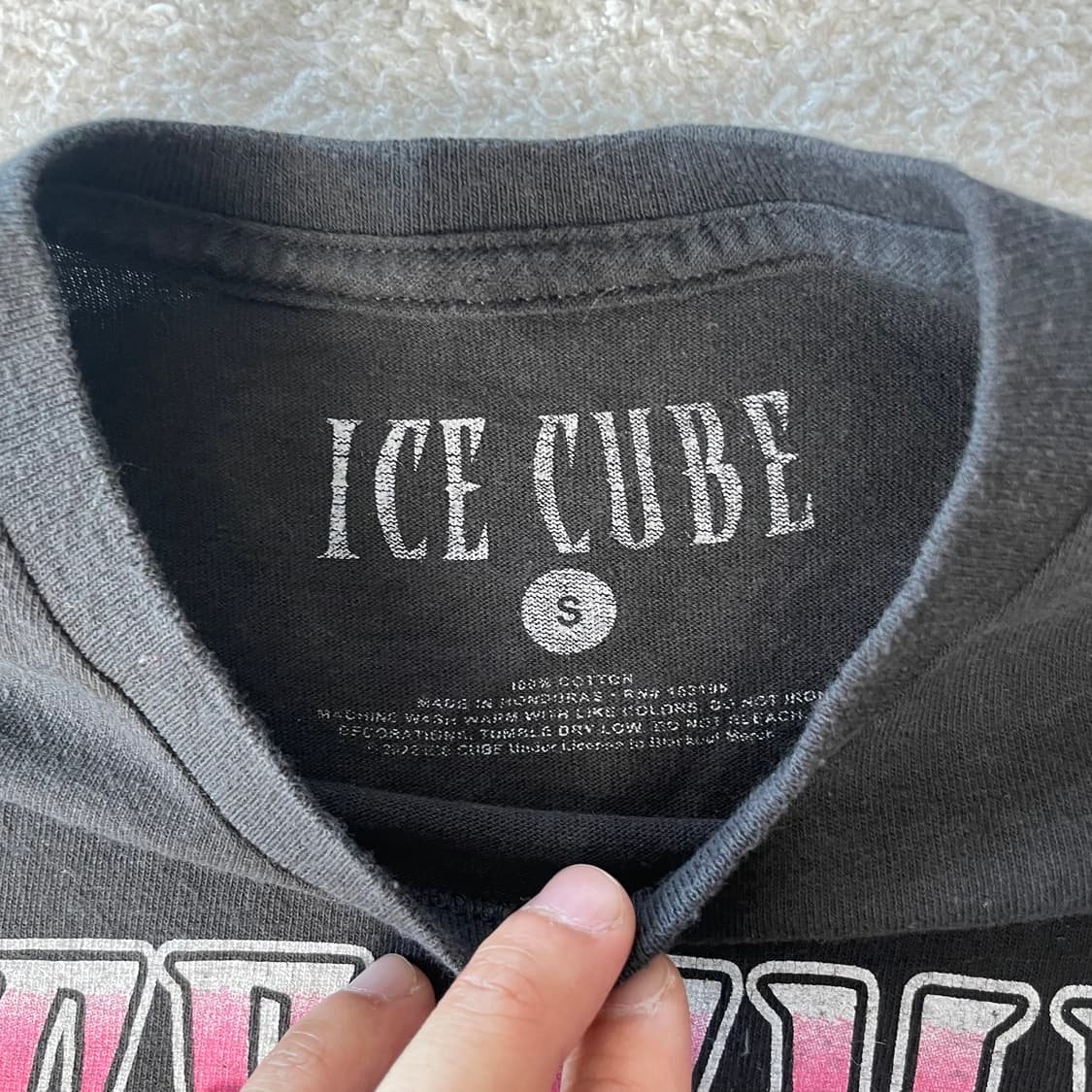 아이스큐브 컴튼 힙합 프린팅 반팔티셔츠 상품이미지5