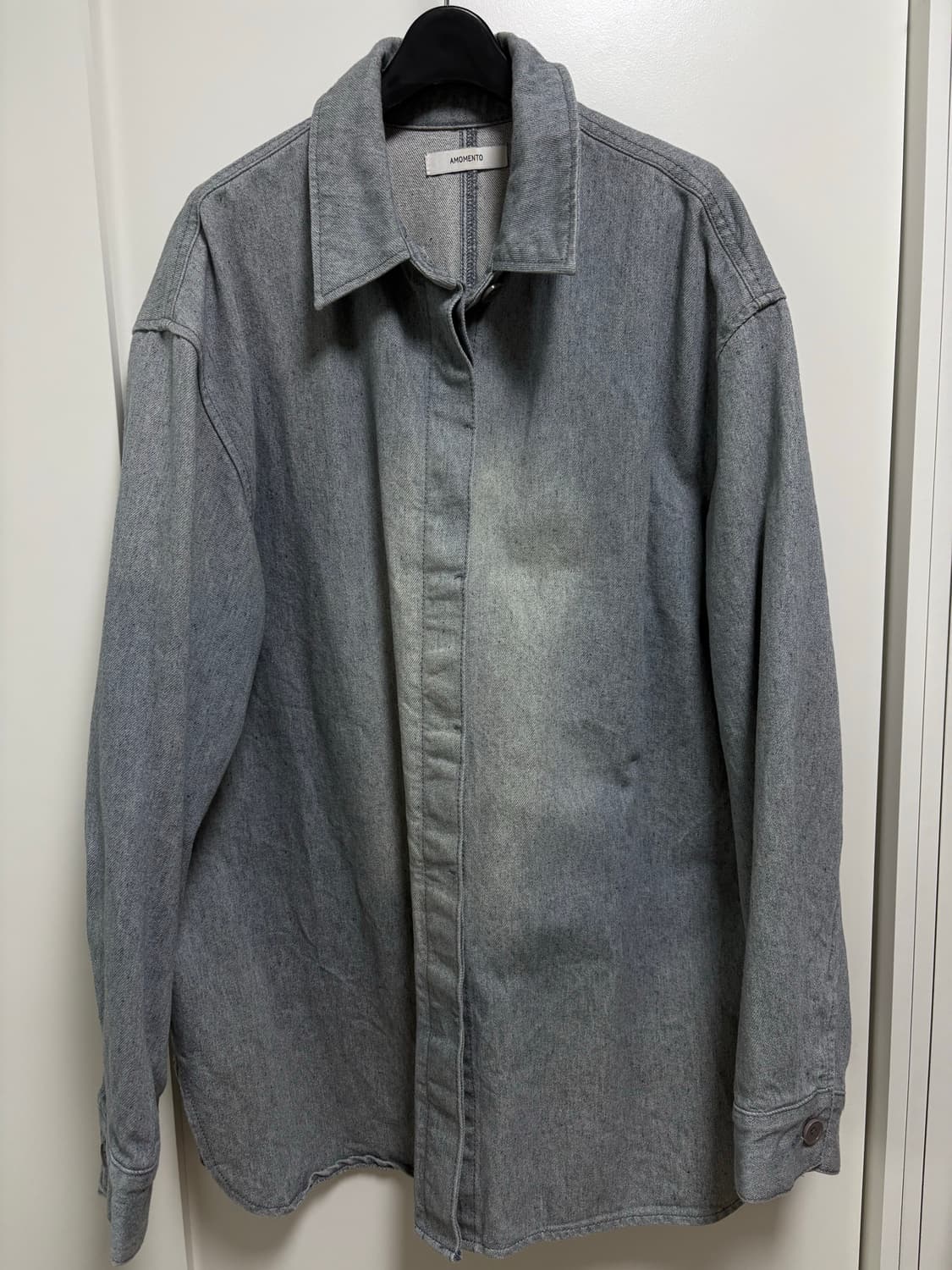 아모멘토 데님셔츠  상품이미지4