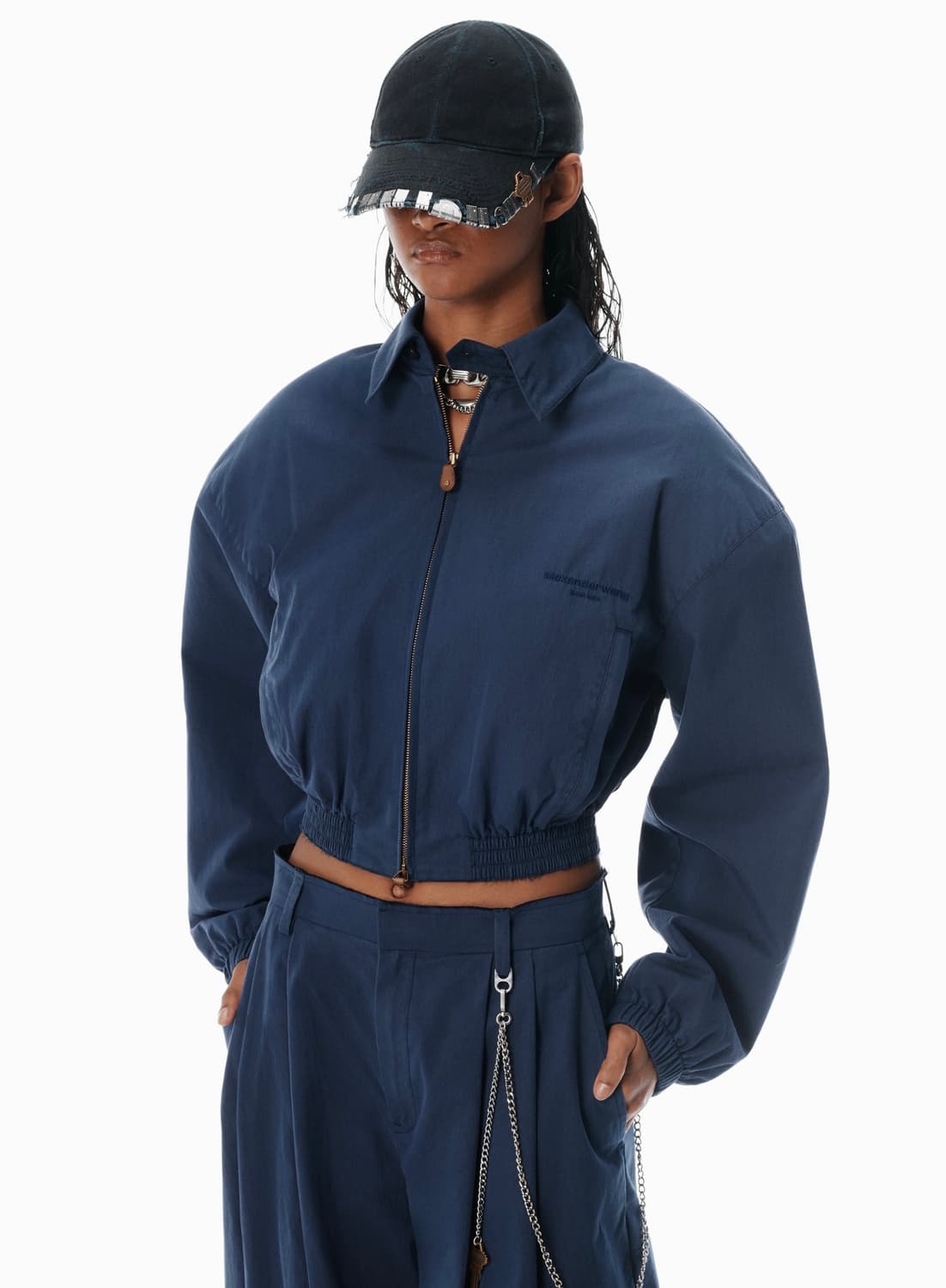 [XXS,XS]알렉산더왕 25fw 블루종 자켓 상품이미지1