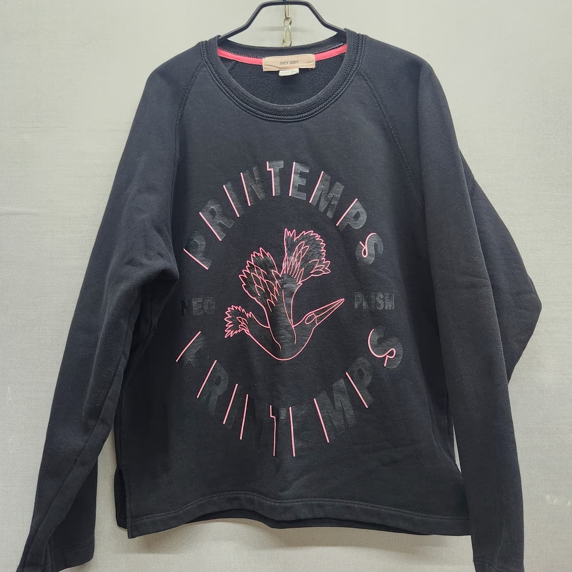 쥬시쥬디 빅 프린팅 오버핏 맨투맨 XS(XL) 상품이미지1