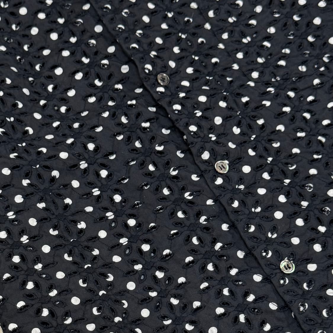 Flower polka dot shirt jacket 상품이미지3