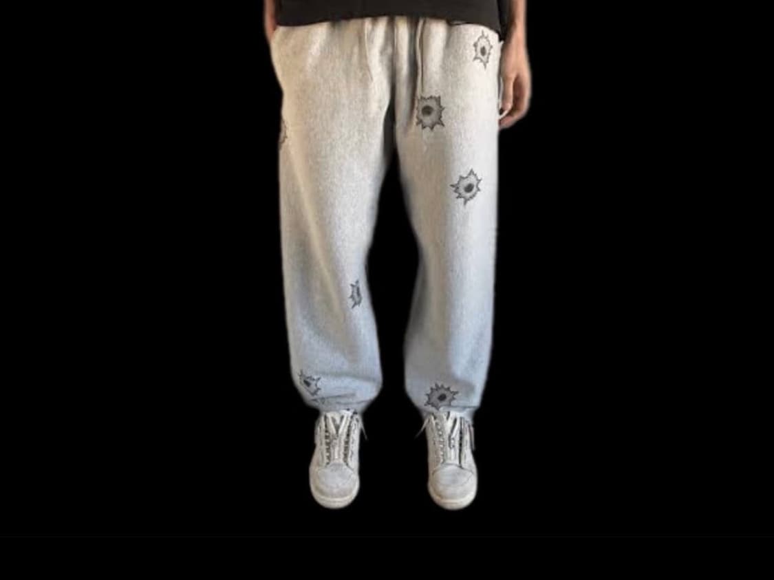 ( 레어) 제레미스캇 x 아디다스 블렛홀 프린트 스웻팬츠 상품이미지1