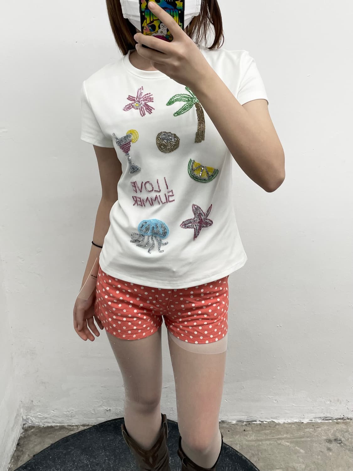 키치 비즈 썸머 티셔츠 상품이미지5