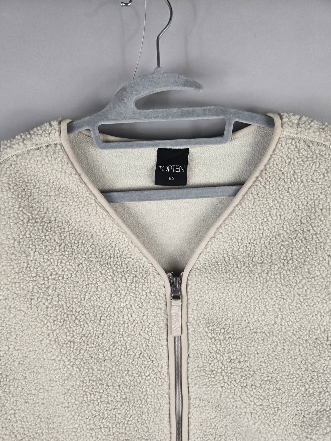 [무료배송]탑텐 110 남성 V넥 플리스 집업 조끼 베스트 상품이미지2