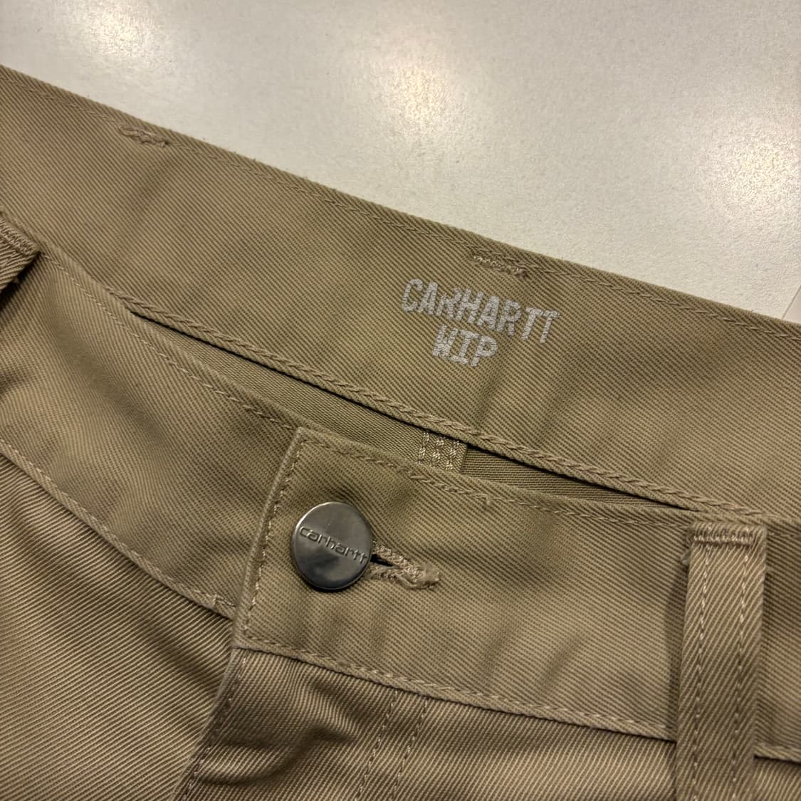 [30x32] 칼하트 WIP SIMPLE 베이지 워크 팬츠 D133 상품이미지5