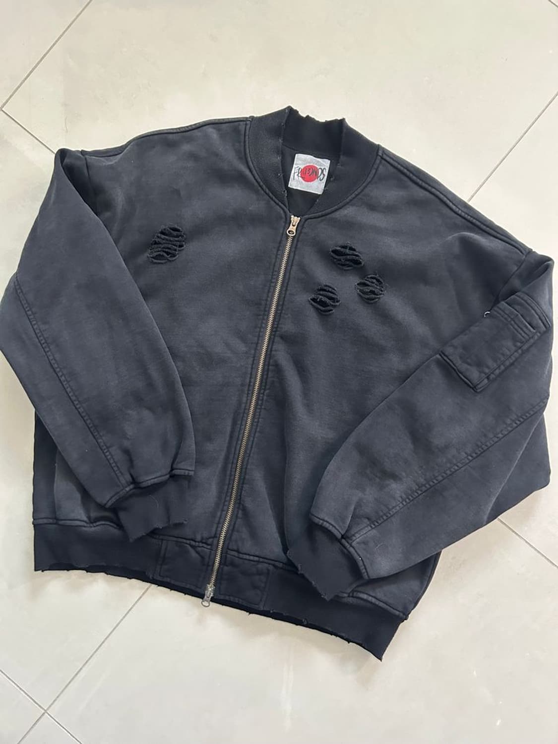 SWEAT BONE BOMBER JACKET 스웨트본 봄버 재킷 상품이미지5