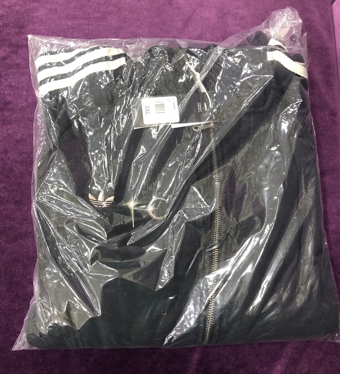 [2XL]아디다스 떠그클럽 스웨트 후드 집업 블랙 상품이미지1