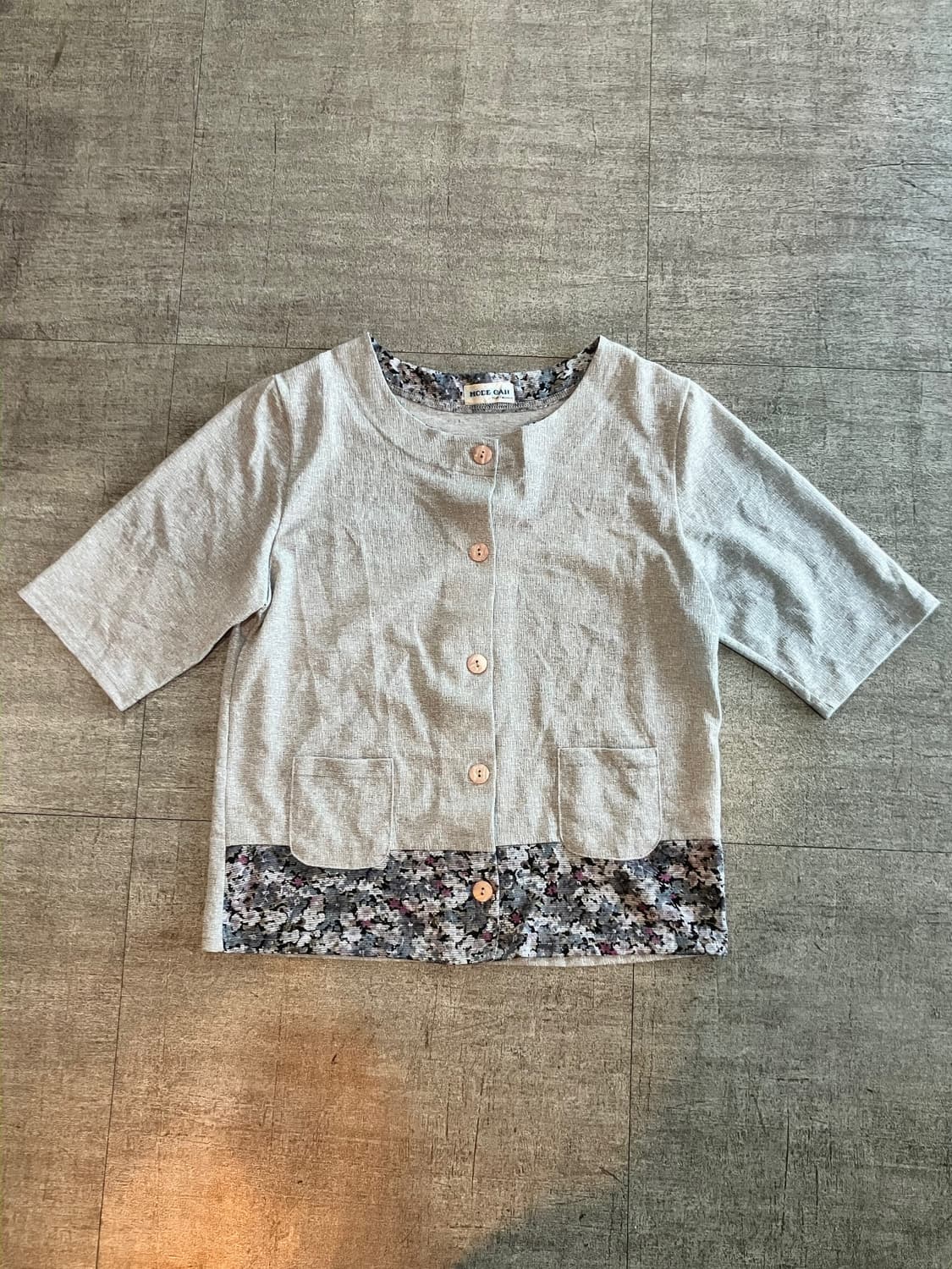 일본빈티지 Modecan 하구미모리걸 달천깔페어리 레이어드가디건 상품이미지1